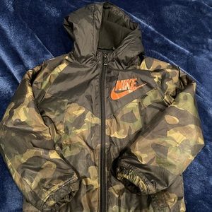 Nike fleece lined jacket